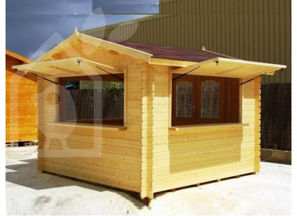 Chalet de Jardin - Chiosc Comercial 9m2(3x3) 28mm